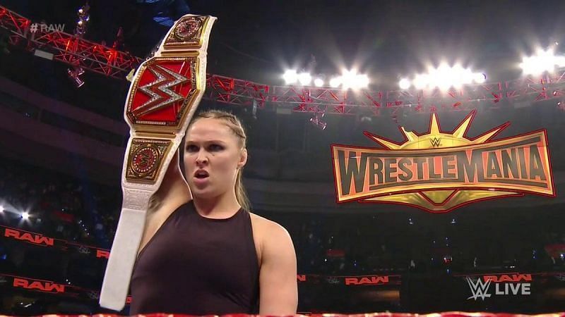 Ronda Rousey is the current Raw Women's Champion